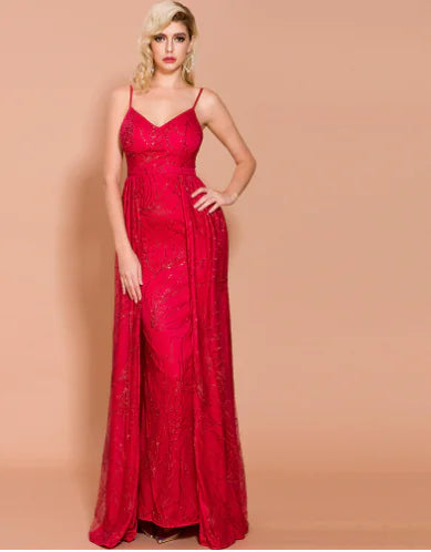 Elegant V-Neck Backless Party Dress for Women