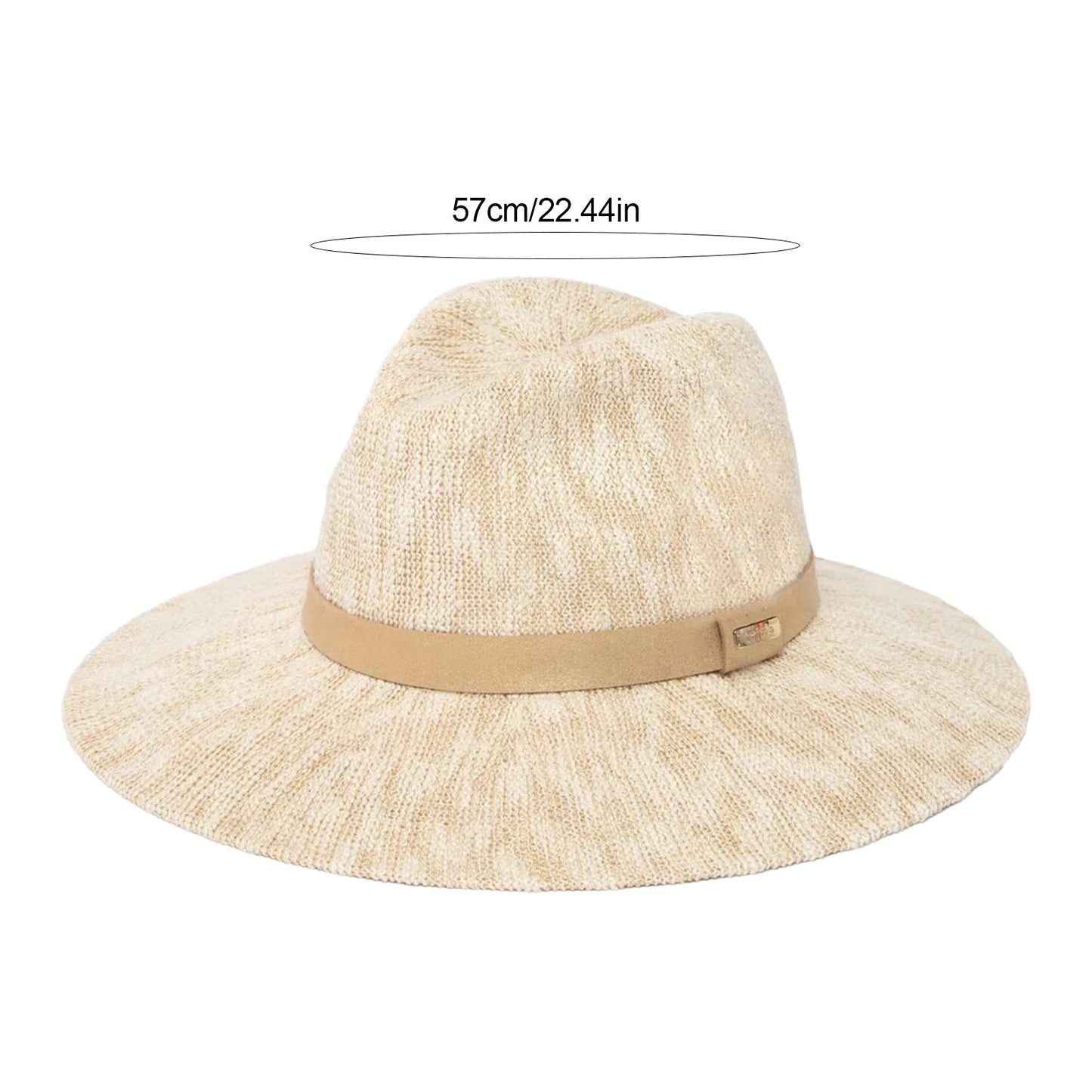 Packable Fedora Hat Wide Brim Travel Summer Unisex